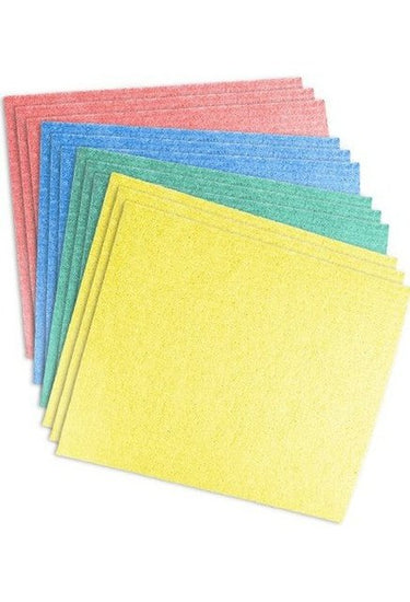 Kliin Mixte de 12x Chiffon réutilisable et compostable